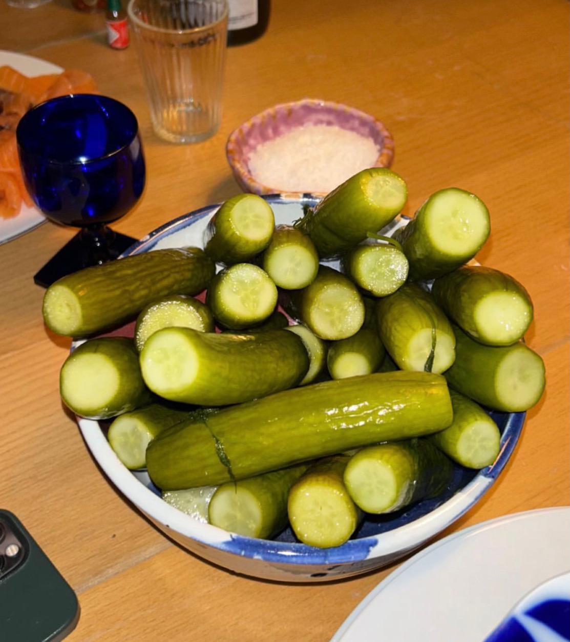 quick pickles for your dinner party