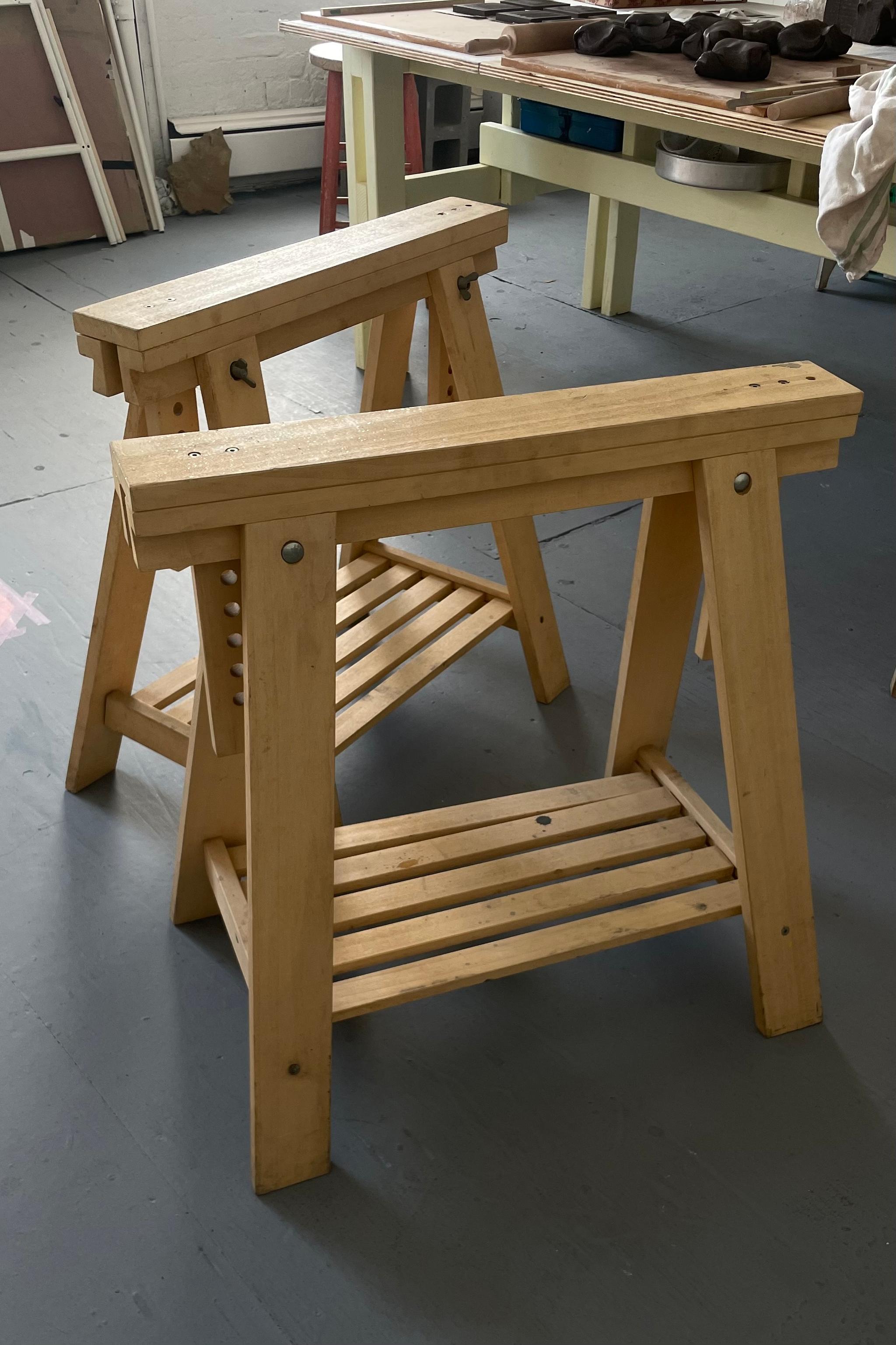 A pair of trestles